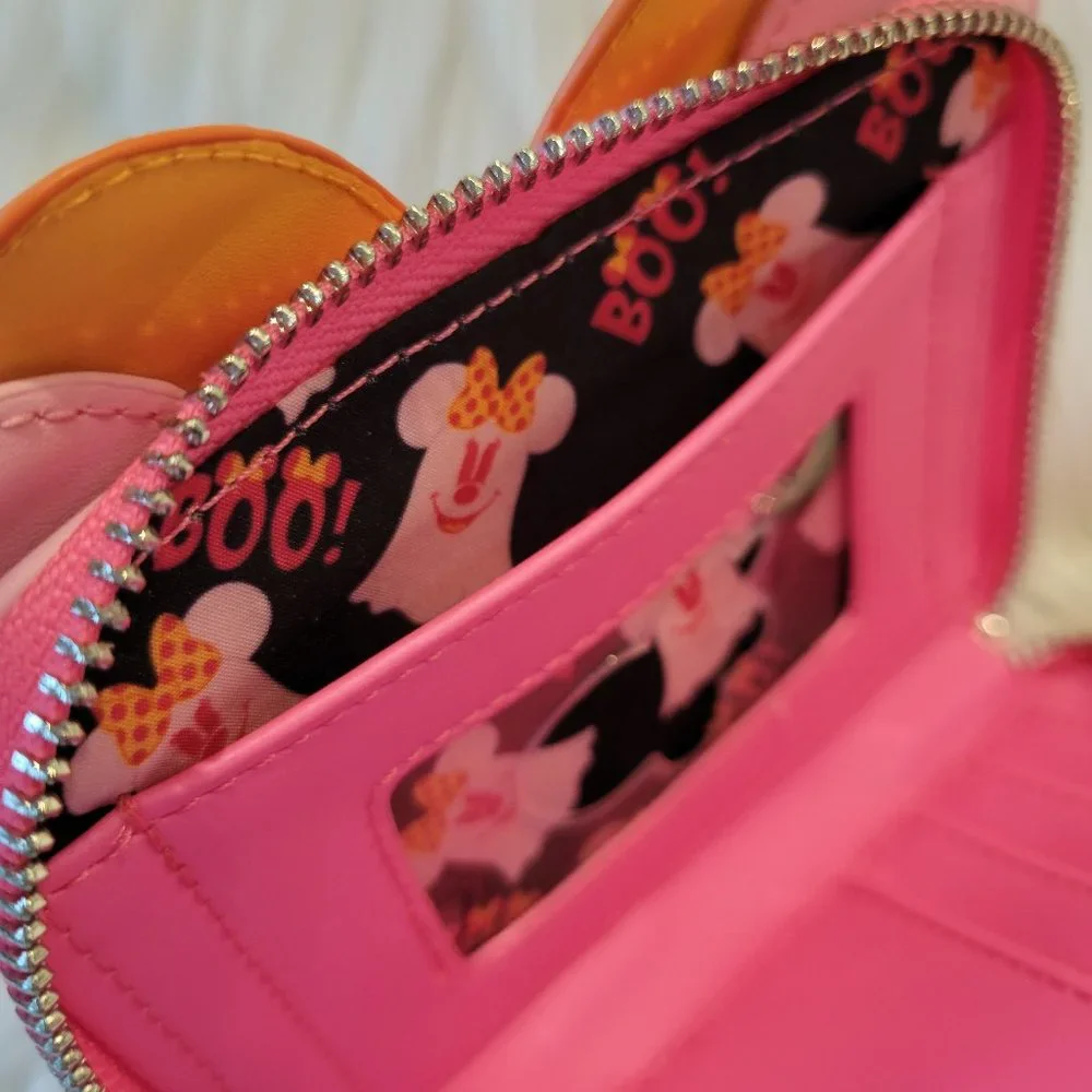 Disney Loungefly Ghost Minnie Mouse Wallet